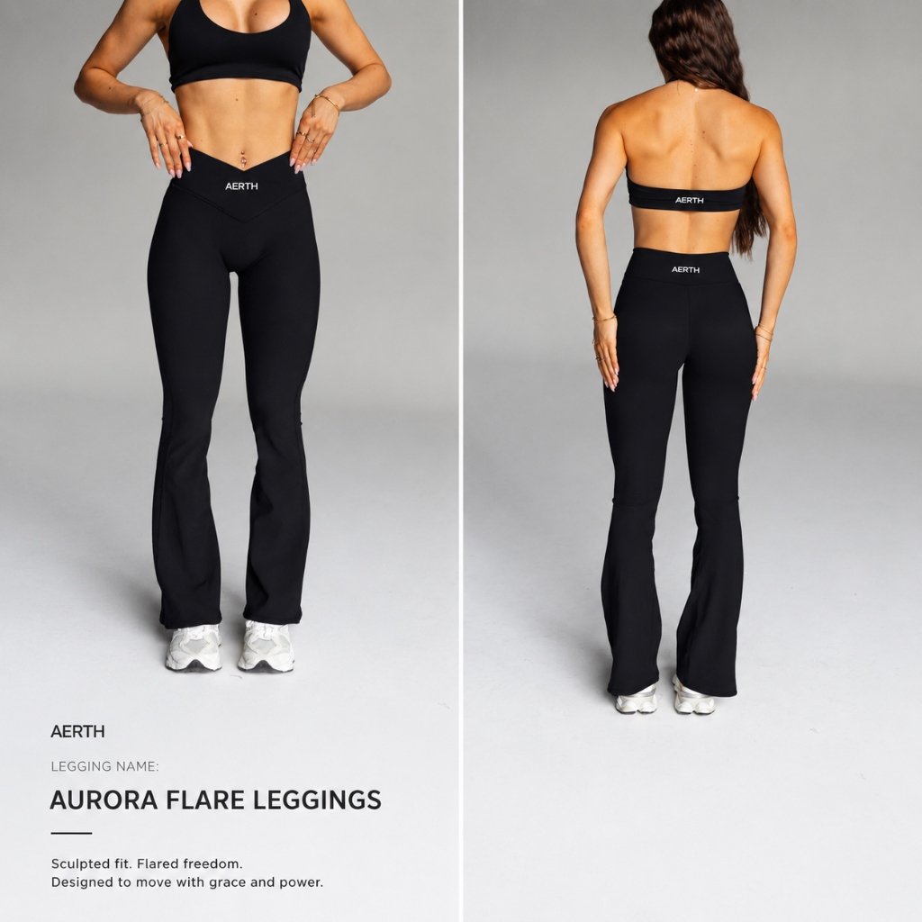 AERTH Aurora Flare Leggings Editorial